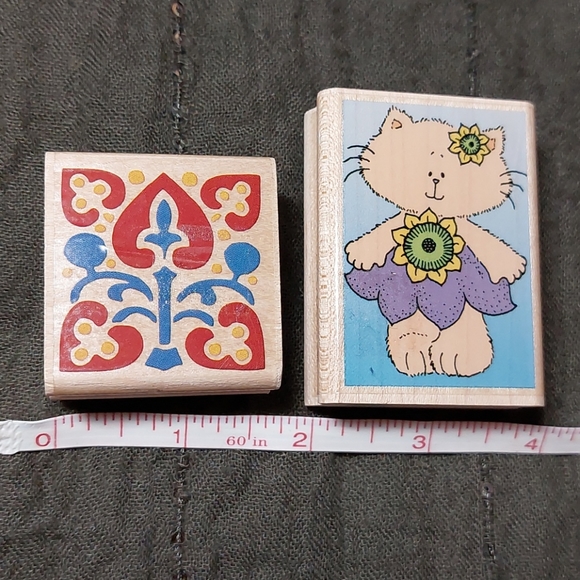 Assortment of Rubber Stamps ☆ Set of 10 - Picture 2 of 13